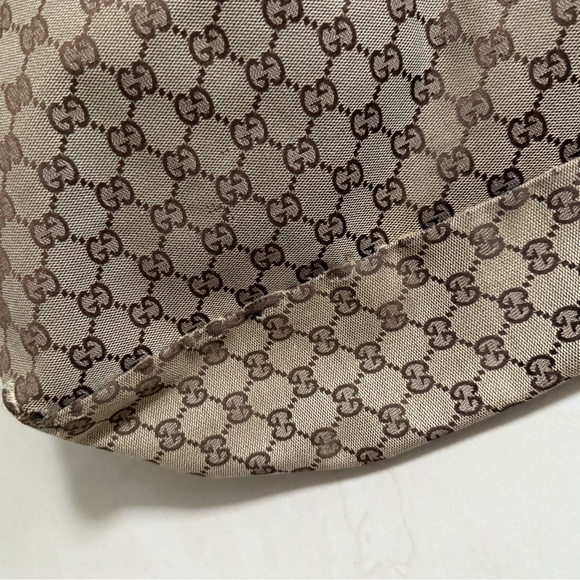 Gucci Beige and Green Hobo Bag - Picture 6 of 14